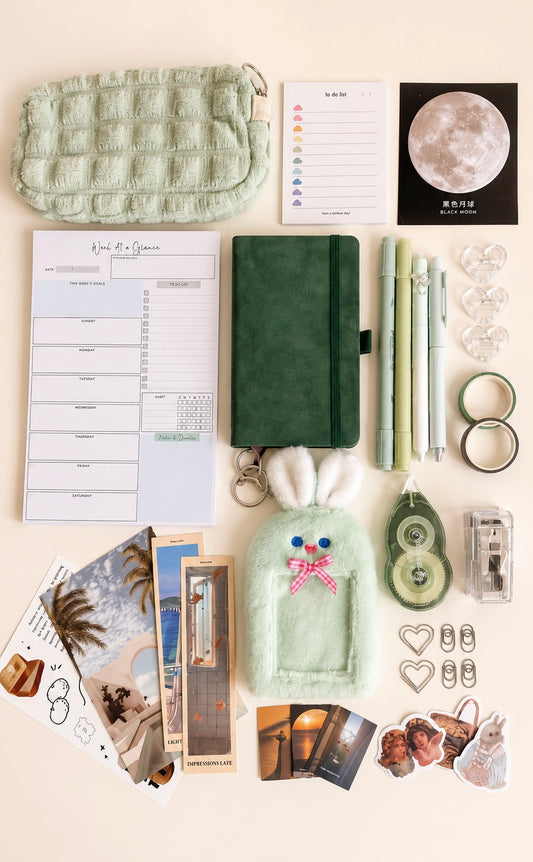 Matcha Productive Work & Study Girl Set
