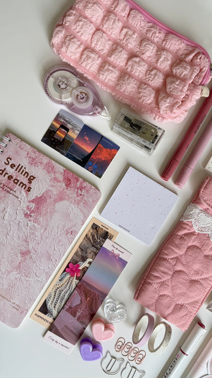 Pinky Productive Work & Study Girl Set