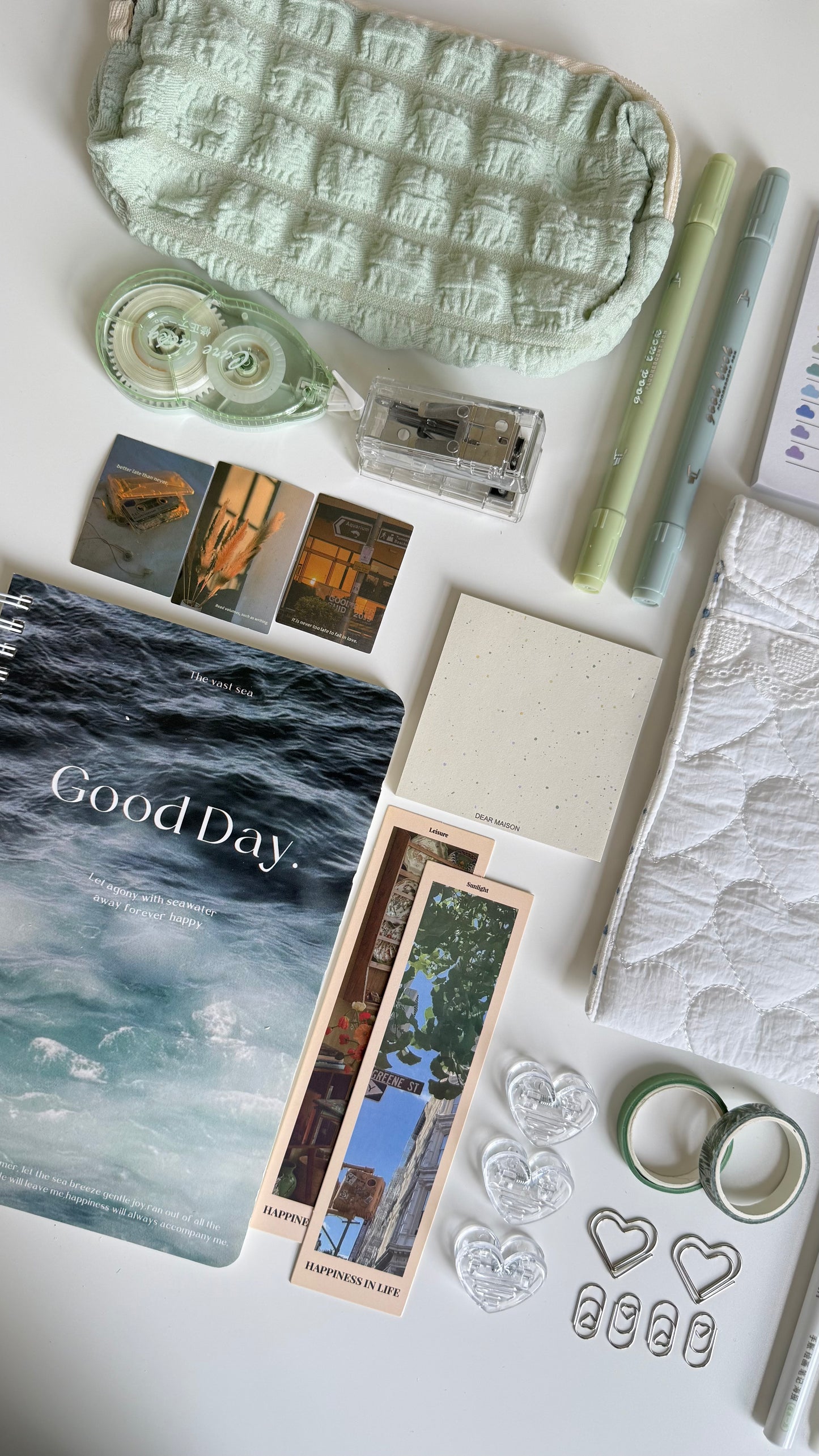Matcha Productive Work & Study Girl Set
