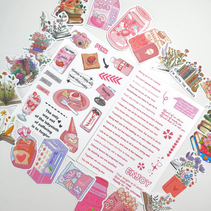 Sticker Set — Fun Cartoon & Bookish Stickers