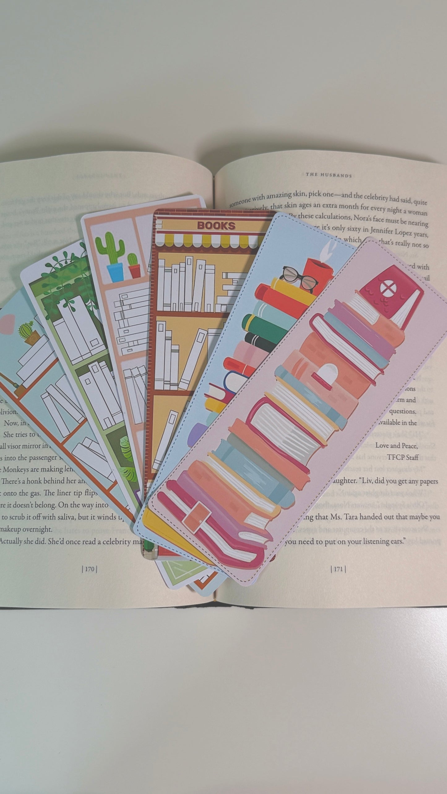 Fun Bookmark Set for Reading & Journals