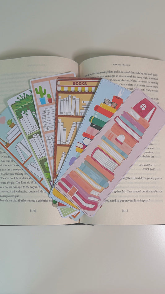 Fun Bookmark Set for Reading & Journals