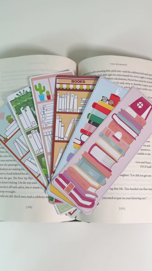 Fun Bookmark Set for Reading & Journals