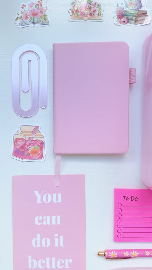 Pink Blossom Stationery Bundle – Soft Aesthetic Gift Set