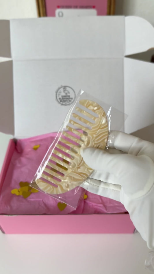 Acrylic Hair Comb | Girly Hair Accessory for Any Occasion